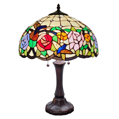 Amora Lighting AM101TL16B Tiffany Style Table Lamp