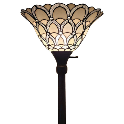 Amora Lighting AM071FL14 Tiffany Style Floor Lamp 69 In