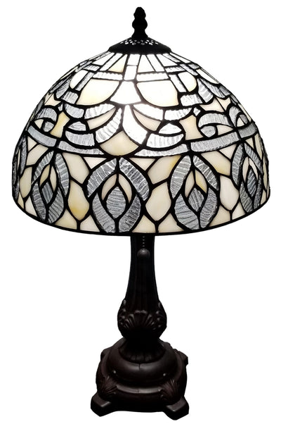 Amora Lighting Tiffany Style AM276TL12B Peacock Design Table Lamp