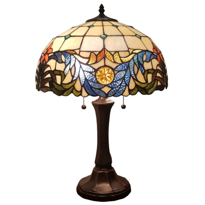 Amora Lighting AM326TL16 Tiffany Style Multi-Colored Table Lamp